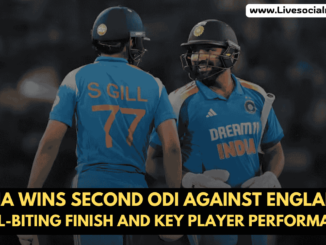 India Wins Second ODI Against England
