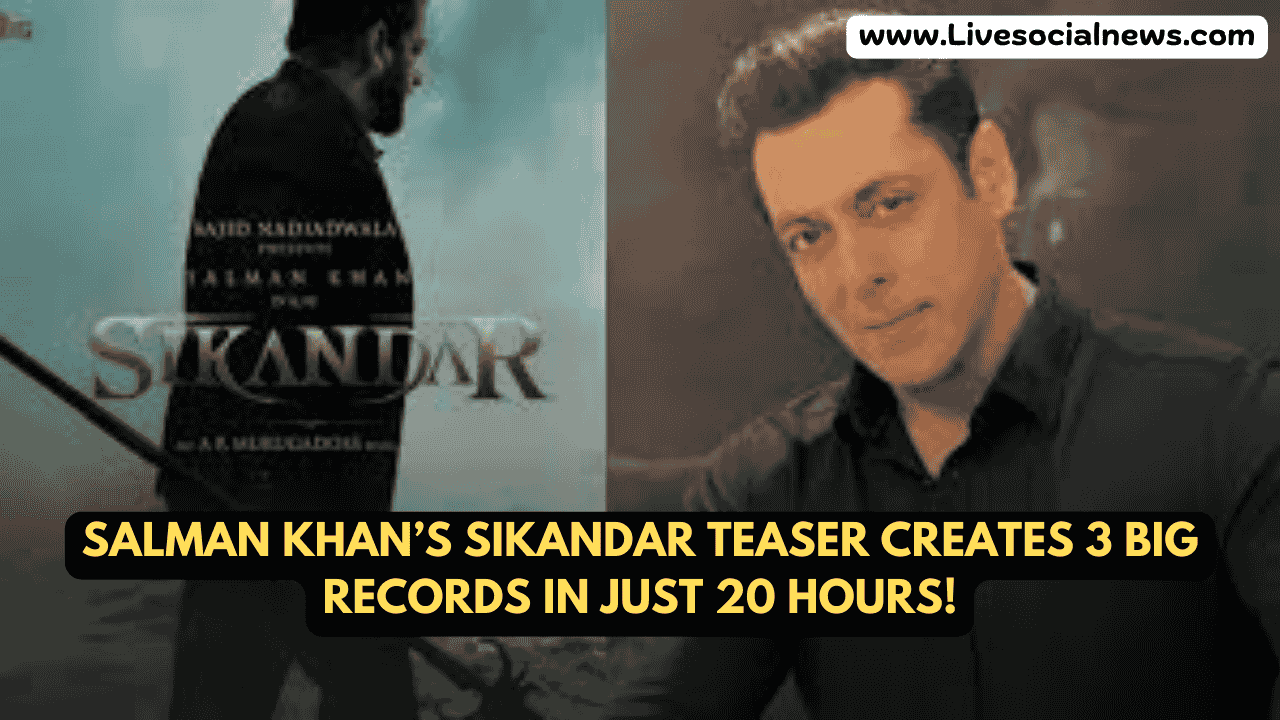Salman Khan’s Sikandar Teaser Creates 3 Big Records in Just 20 Hours!