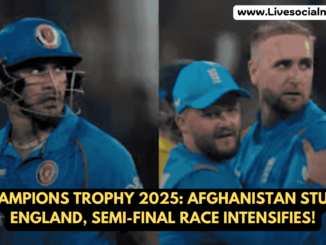 Champions Trophy 2025: Afghanistan Stuns England, Semi-Final Race Intensifies!