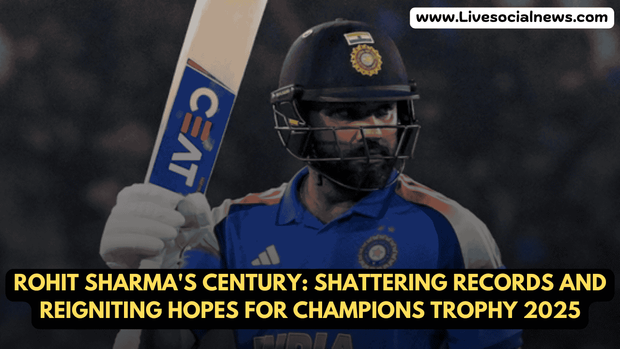 Rohit Sharma's Century Shattering Records and Reigniting Hopes for Champions Trophy 2025