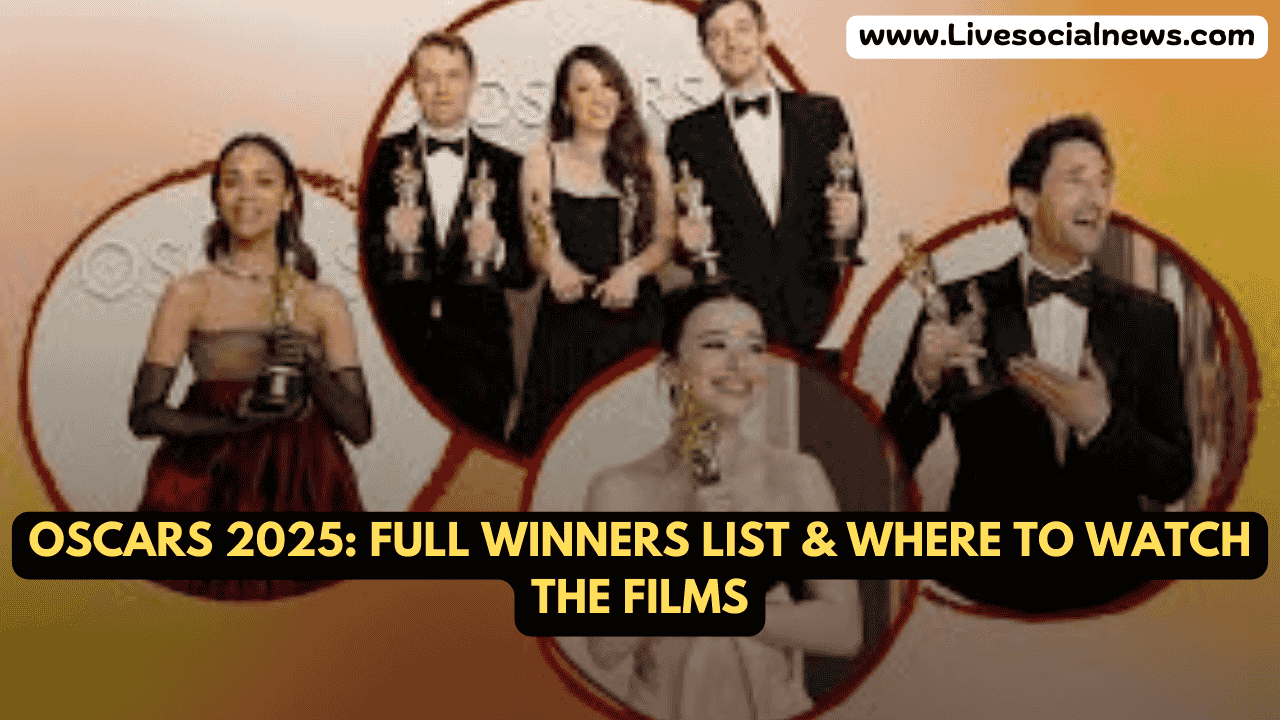 Oscars 2025: Full Winners List & Where to Watch the Films