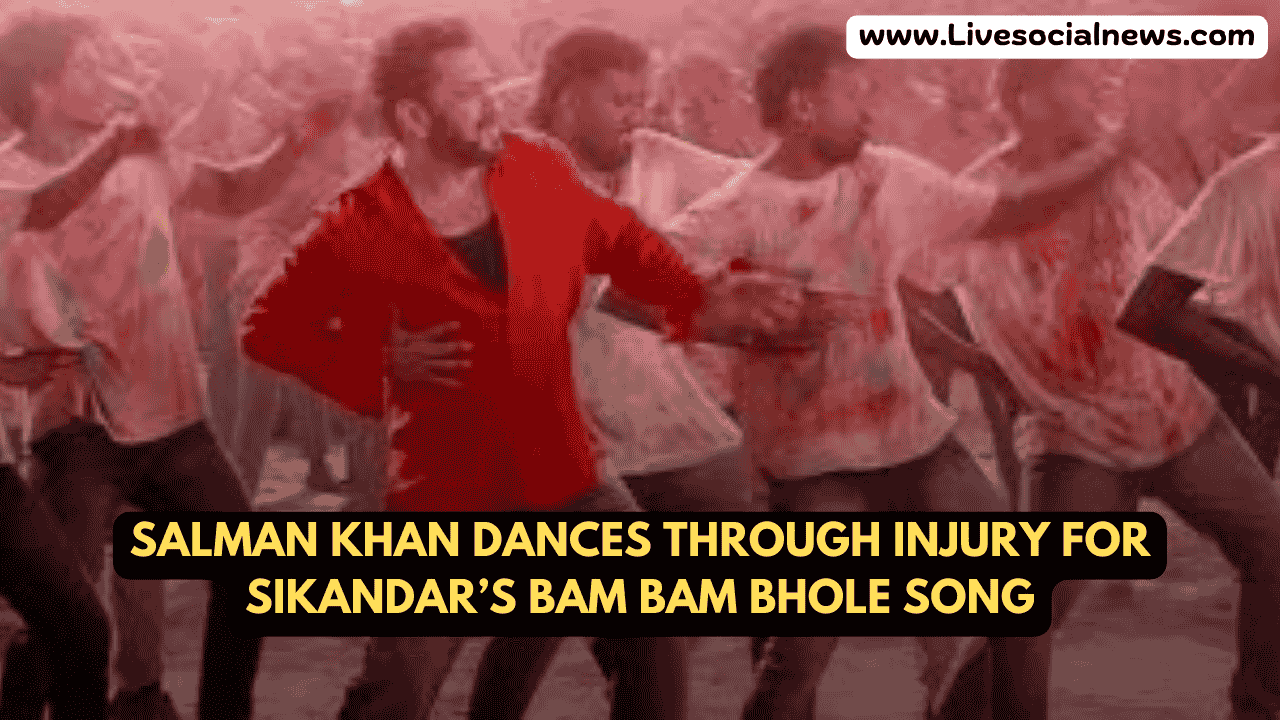 Salman Khan Dances Through Injury for Sikandar’s Bam Bam Bhole Song