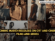 Upcoming March Releases on OTT and Cinemas: Films and Series