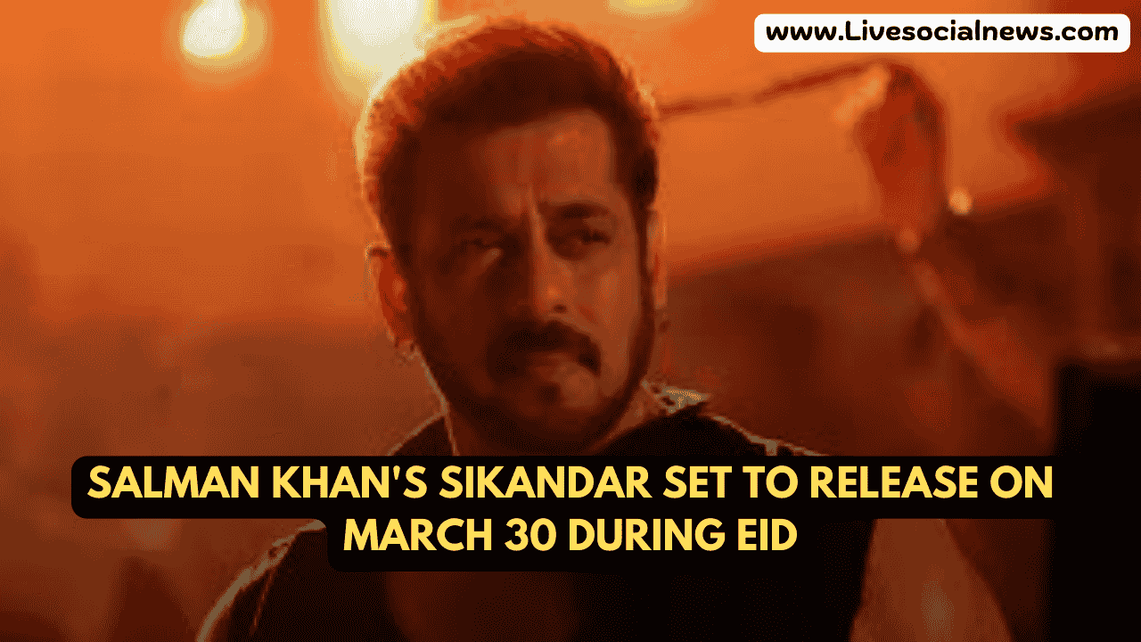 Salman Khan's Sikandar set to release on March 30 during Eid